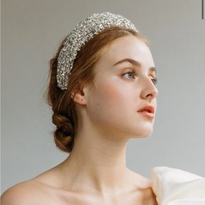 NWT Jennifer Behr Medici Headband crystal OS